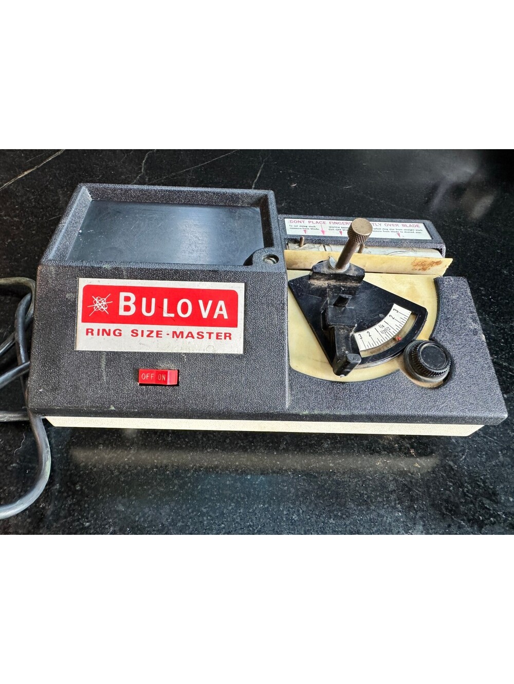 Vintage Bulova Ring Size-Master Model BSM Jewelers Cutter - Working Condition